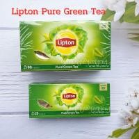 ราคา Lipton Pure Green Tea ชาเขียว ลิปตัน สำหรับชง ชาแท้จากธรรมชาติ 0 cal ไม่อ้วน (11444813655)