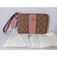 ราคา กระเป๋าตังค์คล้องมือ COACH 6.5” งานปั้ม (2945525498)