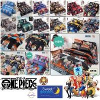 ราคา ผ้าปู ที่นอน (ไม่รวมผ้านวม) ลาย วันพีช ลูฟี่ หมวกฟาง ลิขสิทธิ์แท้ 100% (4592688948)