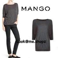 ราคา MNG : Dark Grey Basic Top (21792439217)