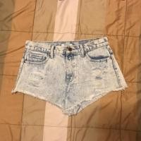 ราคา กางเกงยีนส์ขาสั้น forever21 แท้ (753096842)