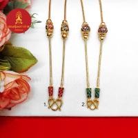 ราคา สร้อยคอทองลายกระดูกงูคั่นเม็ดสุโขทัยลงยา ความยาว 24 นิ้ว สร้อยคอลงยา ทองปลอม ชุบทอง งานสวย ใส่ได้ทุกโอกาส (20570469461)