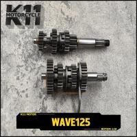 ราคา ชุดเกียร์ WAVE125 ชุดเกียร์125 ชุด เฟืองเกียร์ เดิม เวฟ125 ชุด เฟืองเกียร์ ครบชุด ได้ของตามภาพ พร้อมใช้งาน (21517123681)