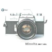 ราคา กล้องฟิล์ม SLR ยี่ห้อ Minolta SRT 101+เลนส์minolta rokkor pf 55mm f2 (22428708506)