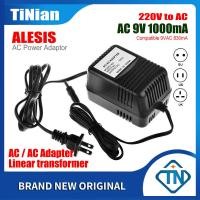 ราคา อะแดปเตอร์ 220V เป็น AC 9V 1000mA (9VAC 830mA) สําหรับ ALESIS D4 DEQ224 DEQ230 Graphis Equalizer & DM5 DM-10 Drum Module & Air Fx Synth Akira (9398852109)