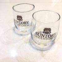 ราคา เซ็ท 2 ใบ แก้วเหล้าบรั่นดี ทรงบัวสั้น Suntory Custom สไตล์ญี่ปุ่น งานเก่าแท้ จับเข้ามือ กำลังดีสรีนเเน่นหนา ไม่หลุด (12613859319)