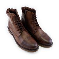 ราคา MANWOOD รองเท้า หนังแท้ รุ่น DE9985-41 สีตาล (20171841227)