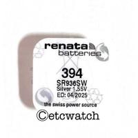 ราคา พร้อมส่ง> ถ่านกระดุม Renata 394 SR936SW Silver 1.55V Swiss made (1498831587)