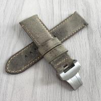 ราคา สายนาฬิกาข้อมือ สายหนังวัวแท้ ชั้นแรก สําหรับ Panerai111 441 22 24 มม. (25050419348)