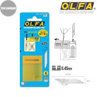 ราคา OLFA blades KB ใบมีดคัตเตอร์ สำหรับคัตเตอร์รุ่น AK-1,AK-4 ขนาด 6 มม.ทำมุมเฉียง 32.8 องศา (23219257691)