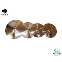 ราคา G-Force แฉ ฉาบ สำหรับกลองชุด 4ใบ 14" Hihat / 16" Crash / 20" Ride วัสดุ B8 (12012928214)