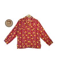 ราคา เสื้อลายวินเทจ มือสอง✌️160฿ อก 28”-42'' ยาว 26” ผ้าโพลี งานเสื้อจริง สีสดลายดอกชัดสวยมากงานแบรนด์ วินเทจสุด (24822853132)