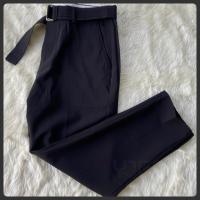 ราคา Belt Pants_กางเกงขายาวแถมเข็มขัด (Black) (22815310889)