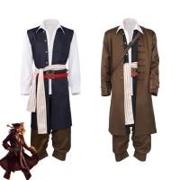 ราคา พร้อมส่ง เครื่องแต่งกายคอสเพลย์โจรสลัด กัปตันแจ็คสปาร์โรว์ โจรสลัด สําหรับผู้ชาย (22167492344)