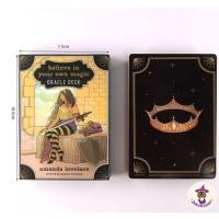 ราคา ไพ่ออราเคิล Believe in your own magic oracle (พร้อมส่ง) ยิปซีออราเคิลการ์ด 44 ใบ (9767464249)