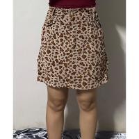 ราคา กระโปรงลูกฟูกสีน้ำตาลลายเสือ (24364105693)