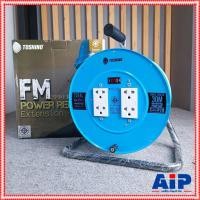 Toshino ล้อเก็บสายไฟสาย VCT 3x1.0 ยาว 30 ม. รุ่น FM310T-30