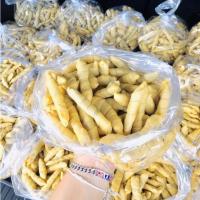 ราคา 50 ชิ้น 100ชิ้นกล้วยนายพัน สูตรแป้งไม่อมน้ำมัน แบบดิบ ไปทอดทานเอง (3926688680)