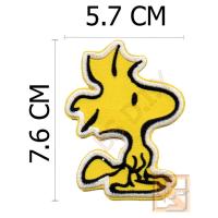 ราคา ตัวติดเสื้อ ตัวรีดเสื้อ อาร์ม Armpatch งานปักผ้า​ สนูปปี้ Snoopy Woodstock วูดสต็อก A137 (22846348730)
