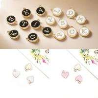 ราคา จี้ตัวอักษรโลหะ,หัวใจ สีขาวสีดำ สำหรับทำเครื่องประดับ สร้อยคอ,ข้อมือ,พวงกุญแจ,ตุ้มหู 12mm (25316580866)