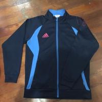 ราคา เสื้อ วอร์ม มือสอง สีกรม Adidas แท้ 100 % (890301813)