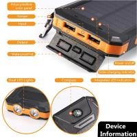 ราคา Ultra Slim 80000mAh Dual USB Fast Charge Power Bank DIY Kit Solar Metal Case CL (3465132830)