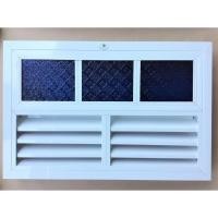 ราคา บานเกล็ดอลูมิเนียม ระบายอากาศ พร้อมกระจกช่องแสง 3 ช่อง ขนาด 40x60ซม (8024620208)