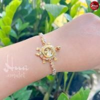 ราคา A14 สร้อยข้อมือกังหันล้อมเพชรรูปเต่า กำไลกังหันลม กังหันแชกงหมิว สร้อยข้อมือพร้อมจี้กังหันนำโชค ใส่แล้วรวย เลื่อนไปมาได้ (10578094316)