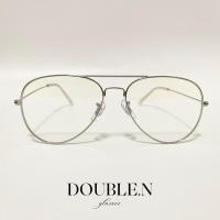 ราคา DOUBLE.N| แว่นตาวินเทจ กรอบแว่นตาพร้อมเลนส์กรองแสงสีฟ้า ทรงวินเทจ (22689434932)