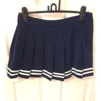 ราคา กระโปรงกางเกงเทนนิส สีกรมริบบิ้นขาว (203053799)