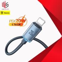 ราคา ถูก/แท้Baseus สายชาร์จสำหรับไอโฟนสายถัก PD 20W USB-C (25731941323)