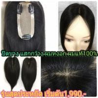 ราคา แฮร์พีชผมแท้ ปิดผมบาง แสกกว้าง ผมหงอก ฐาน6×12 ยาว30ซม (1902163517)