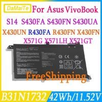 ราคา แบตเตอรี่แล็ปท็อป B31N1732สำหรับ Asus VivoBook X430UA X430UF X430UN X430FA S430FA X571LH X571GT S14 X571G R430FN (28403198038)