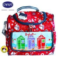 ราคา Enfantกระเป๋าเก็บอุณหภูมิ8-12ชม.ภายในกระเป๋าบุฟอยทั้งใบSize6X14X11 นิ้ว ลายRed House ถือ/สะพายข้าง (1301242214)