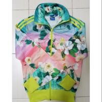 ราคา Adidas Originals colorful summer Firebird Track Jacket Floral hoodie (5238343261)