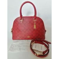 ราคา COACH 2558 KATY SATCHEL IN SIGNATURE CANVAS​ โดมใหญ่ รุ่นใหม่​ สีใหม่แท้ % จาก​USA (4978537328)