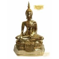 ราคา พระปางสดุ้งมาร เนื้อทองเหลืองแท้ ปางมารวิชัย พระทองเหลืองหน้าตัก9นิ้ว พระพุทธรูป (5844706605)