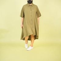 ราคา ชุดแซคเชิ้ต แขนบอลลูน กระดุมหน้า ทรงหน้าสั้นหลังยาว (17264233028)