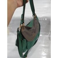 ราคา กระเป๋าหนังสะพายไหล่ two tone # brhas pati (21752425592)