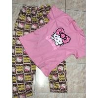 ราคา ชุดเซ็ตขายาว ลายคิตตี้ มือ2 (20168620615)