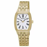 ราคา SEIKO Quartz Gold นาฬิกาข้อมือสตรี เรือนสแตนเลส สายสแตนเลส รุ่น SRZ478P1 (2274735097)