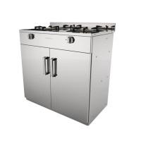 ราคา LUCKY FLAME เตาแก๊สตู้ หัวเตาทองเหลืองแท้ 2หัว บอดี้เตาสแตนเลส รุ่น HQ-214S (12674429034)