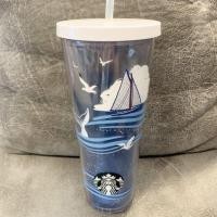 ราคา Starbucks Sailboat And Whale Cold Cup 24oz (5045349457)