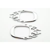 ราคา ครอบไฟเลี้ยวแก้มลายเปลวไฟสำหรับ Toyota Hilux Vigo Fortuner 2005-14 พลาสติกสีโครเมี่ยมติดตั้งด้วยเทปกาวสองหน้าด้านหลัง (5919094416)