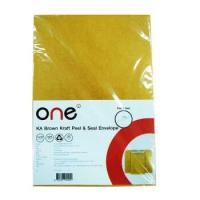 ราคา ONE ซองเอกสารสีน้ำตาล กระดาษคราฟท์ KA ขนาด 7 x 10 นิ้ว แถบกาวซิลิคอน แพ็ค 25 ซอง (19777352352)