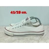 ราคา รองเท้าลำลอง Converse มือสองของแท้ รุ่น Allstars เบอร์ 43 ยาว 28 ซม. สภาพสวย พื้นเต็ม ใส่เข้าได้กับทุกชุด (1880933519)