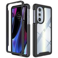 ราคา 2in1 เคสโทรศัพท์มือถือแบบใส กันกระแทก 360 องศา สําหรับ Motorola Moto Edge 30 Pro Edge Plus 2022 (17250263203)