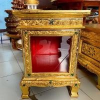 ราคา ตู้บริจาคปิดทอง สูง 50 ซม (7604993660)