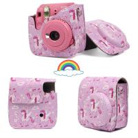 ราคา Fujifilm Instax Mini 8 9 Fuji เคสกระเป๋าสีชมพู (1998287426)
