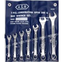 ราคา Asahi ประแจแหวนข้างปากตายชุด 7 ตัว 10-19 มิล ญี่ปุ่นแท้ แบบสั้น (25075660497)